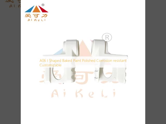 A06 I Shaped Baked Paint die casting parts Polished Corrosion resistant Customizable