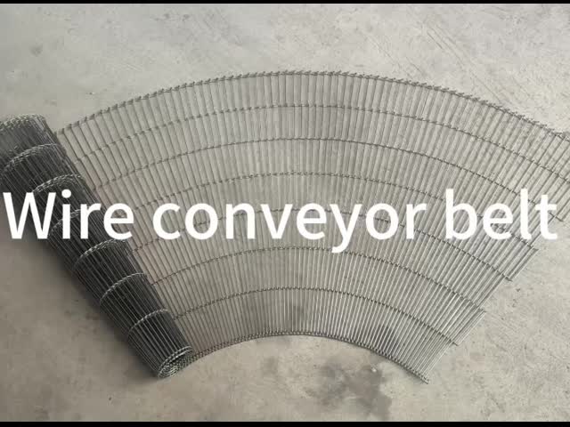 Food Grade Chocolate Enrobing Mesh Conveyor Belt Ladder Conveyor Belt