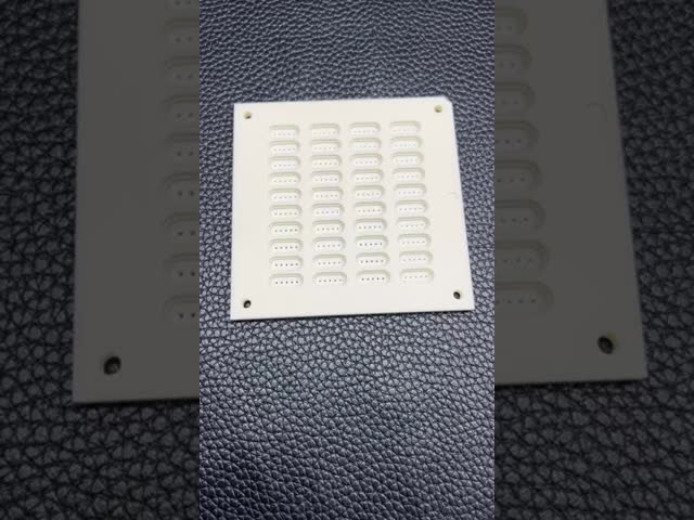 Alumina Ceramic Custom Component High Precision Multi-Hole Plate