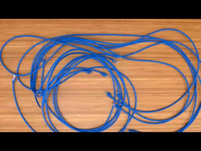 CAT6 Ethernet Cable with 6.2mm LSZH Jacket and Color-coded PE Insulation for CMR Rated Installations