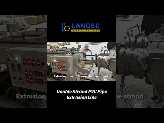 Plastic PVC Pipe Extrusion Production Line Omron Temperature Sensor