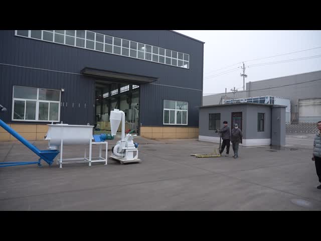 Fully automatic and efficient biomass straw pellet fuel production line Wood Fuel Pellet Press Machine