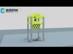 VerticaL 80-100T Auger Hydraulic  Marine Solid   Refuse Trash Waste Refuse Garbage Compactor