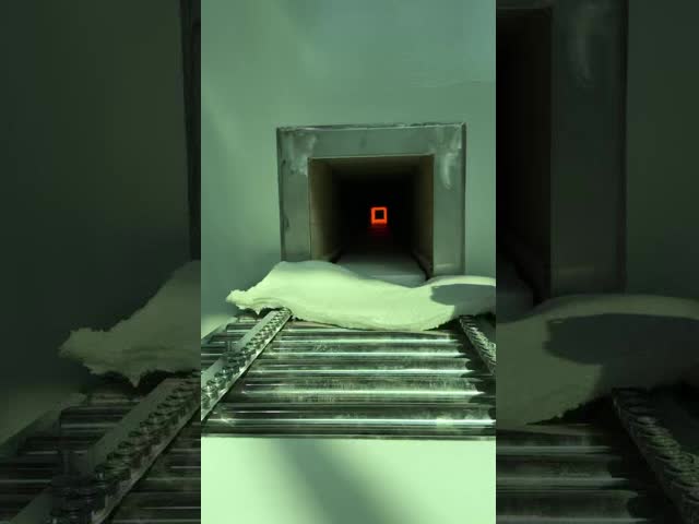 High-temperature pusher plate kiln