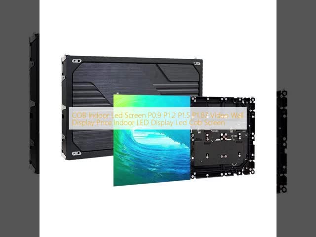 COB Indoor Led Screen P0.9 P1.2 P1.5 P1.87 Video Wall Display Price Indoor LED Display Led Cob Screen
