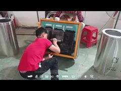 Wholesale Stainless Steel Metal Garbage Can Round Waste Bin Hotel Guestroom For Outdoor Open Top Trash