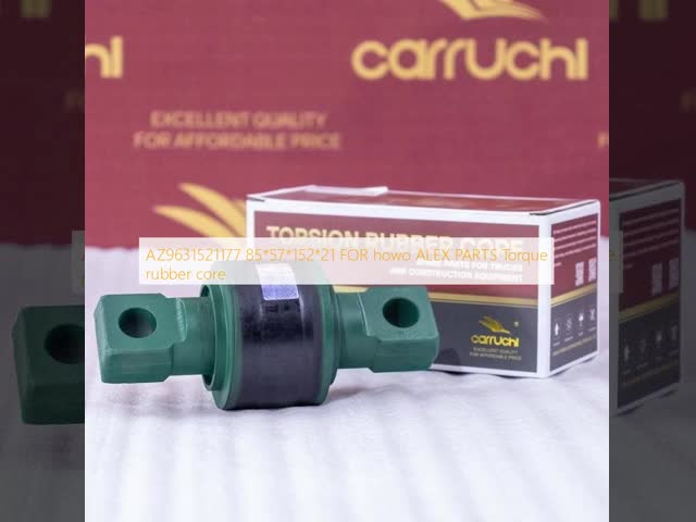 AZ9631521177 85*57*152*21 HOWO ALEX PARTS トルックゴムコア ビデオ
