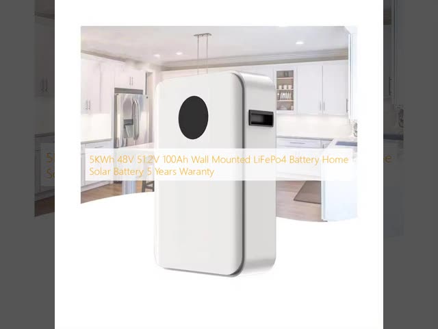 5KWh 48V 51.2V 100Ah Wall Mounted LiFePo4 Battery Home Solar Battery 5 Years Waranty