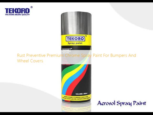 Rust Preventive Premium Chrome Spray Paint For Bumpers And Wheel Covers