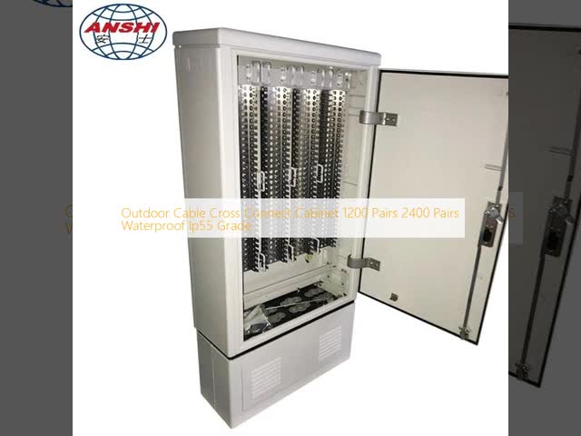 Outdoor Cable Cross Connect Cabinet 1200 Pairs 2400 Pairs Waterproof Ip55 Grade