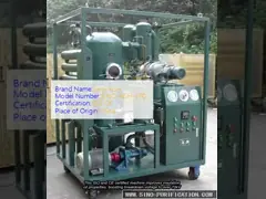 Mobile Type Transformer Oil Purifier 18000L/H Oil Filtration Machine