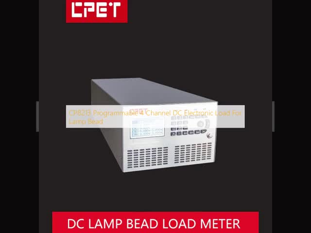 Programmable 4 Channel DC Electronic Load with 75W per Channel and 300W Total Power in LED Mode