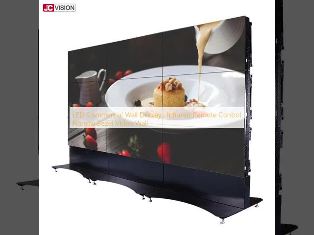 LED Commercial Wall Display , Infrared Remote Control Narrow Bezel Video Wall