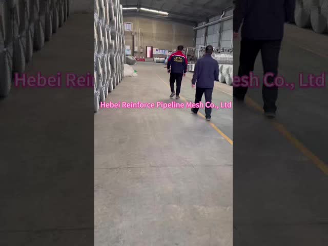 2.0MM Cross Wires Pipeline Reinforced Welded Wire Mesh Anti Rust For Everglades Gas Pipeline								