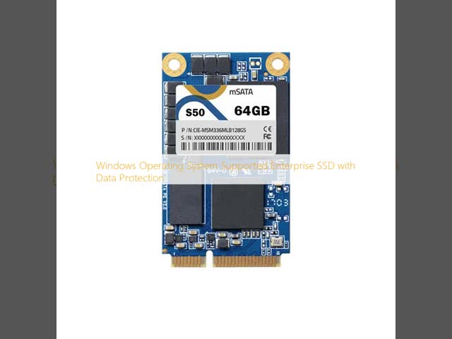 Windows Operating System Supported Enterprise SSD with Data Protection