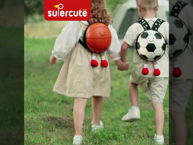 Supercute Eva Football Design 3d Anti Lost Backpack Toddler Mini Backpack For Kids