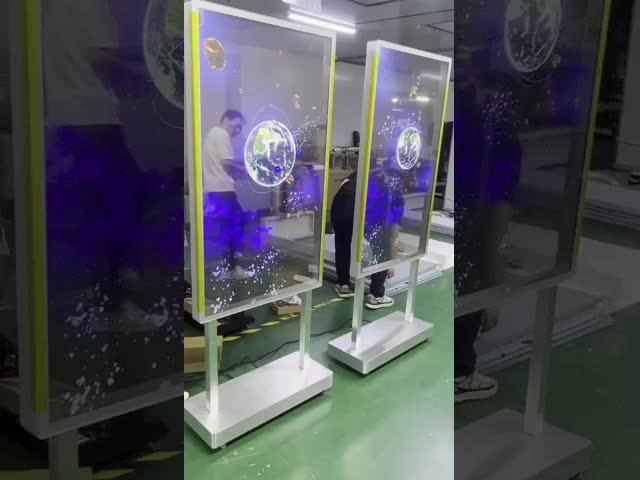 77 Inch Giant Transparent Oled Display Arduino Intelligent Interaction For Government Affairs