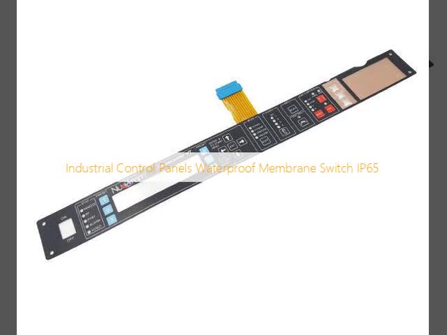 Industrial Control Panels Waterproof Membrane Switch IP65