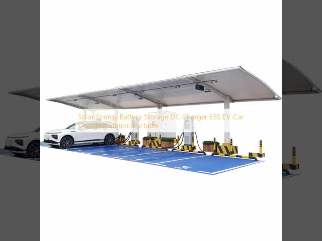 Solar Energy Battery Storage DC Charger ESS EV Car Charging Station Portable