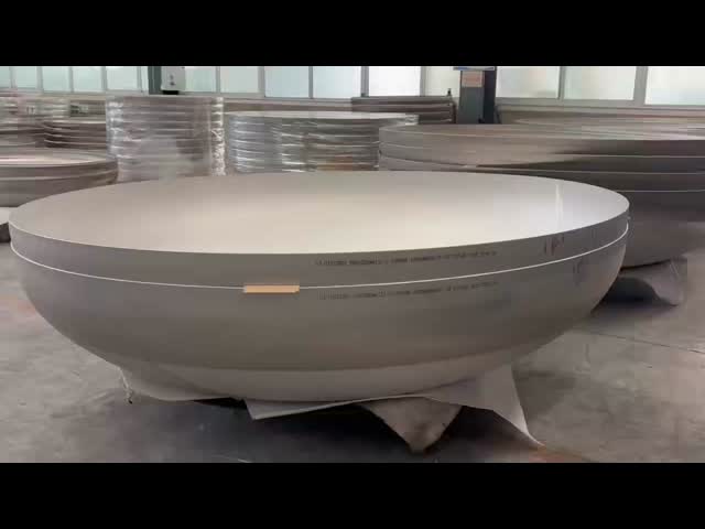 Stainless Steel Outer Tank Ellipsoidal Head, Partial Polishing, Size: 2500×6