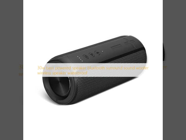 30w bass powered speaker bluetooth surround sound woofer wireless speaker waterproof