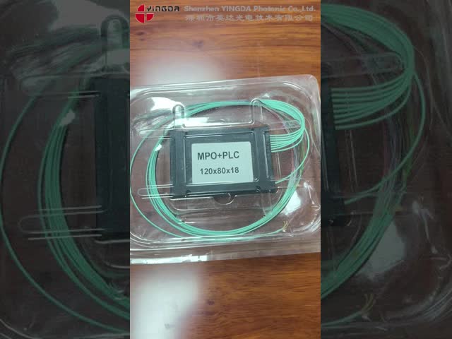 Factory price 1M ABS box type fiber optical MPO plc splitter 96core LSZH Multi-mode OM3 no connector