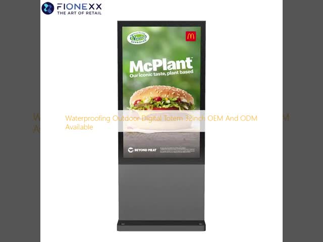 Waterproofing Outdoor Digital Totem 32inch OEM And ODM Available