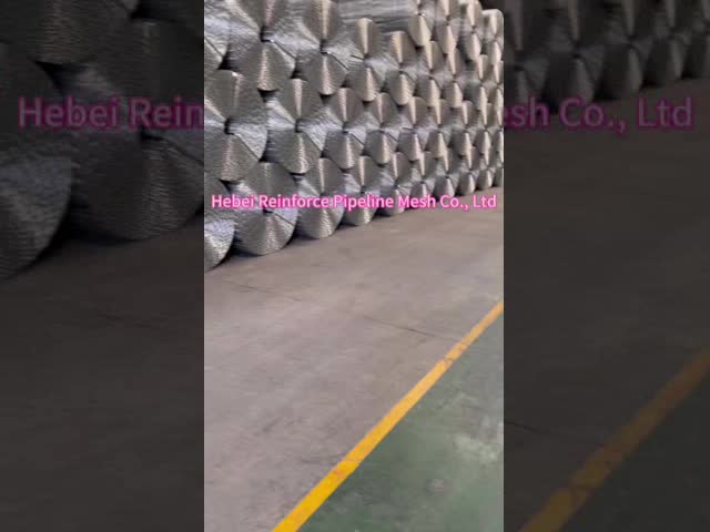 Ten Lines Pipeline Reinforced Welded Wire Mesh Anti Rust For Everglades Gas Pipeline							
