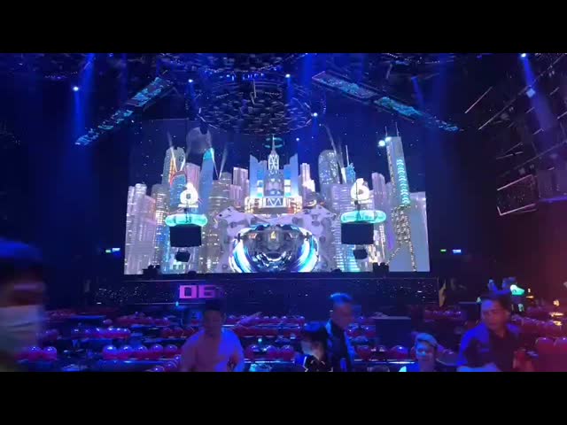 Invisible Advertising Holographic Transparent Led Display Flexible Customized