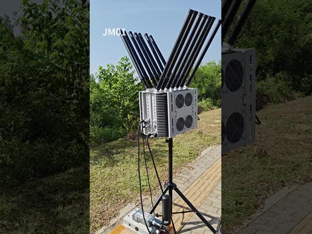 14 Channel Drone Jamming Equipment Customized Frequency 100W Signal Blocker
