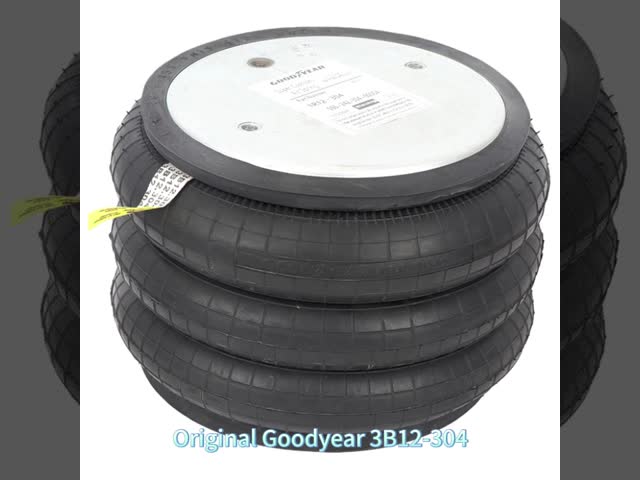 W013588006 Firestone Triple Convoluted Pneumatic Air Spring with 1/4NPTF Port Size