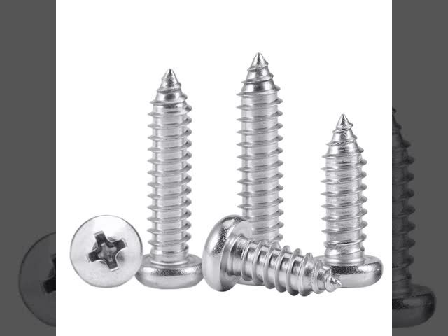 GB845 Phillips Pan Head Self Tapping Screw Carbon Steel Phosphated with Free Samples and 100% Inspection