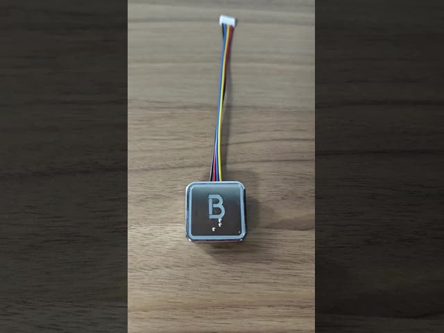 Passenger Elevator Call Button Elevator Spare Parts Elevator Push Button / Thickness: 18.5MM