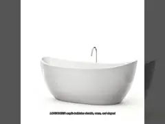 China Drop In Alcove Embedded Undermount Bath Tubs Acrylic Rectangle 60x36 Inch supplier