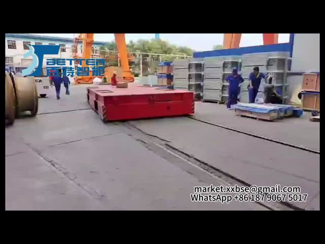 1-500t Electric Transport Cart with Electric Drive for Workshop Flat Rail Transfer and Heavy Material Handling