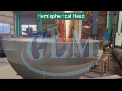 Hot Selling High Pressure Customized Hemispherical Tank Heads 2-300mm Thickness Suitable for Boilers