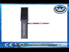 Solar Panel DC Brushless Motor Car Park Barriers Offering 1.5s Speed Suitable for Automated Parking Lot Security No Power