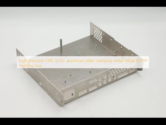 High precision CNC SGCC aluminum plate stamping sheet metal TCP/IP machine box