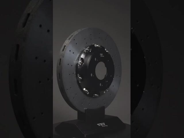 TEI Auto Brake Disc Carbon Fiber Ceramic Brake Disc Rotors 400mm-440mm for BMW G20 G30 G80 G82 G05 Carbon Ceramic Brakes