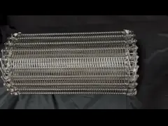 304 Stainless Steel Balance Weave Spiral Wire Mesh Chain Driven Freezer Conveyor Belt