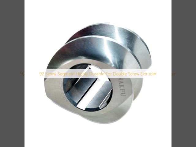 92 Screw Segment Highly Durable For Double Screw Extruder