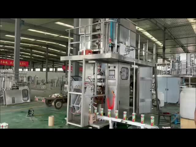 Touch Screen PLC Aseptic Carton Filling Machine For Brick Type Cartons
