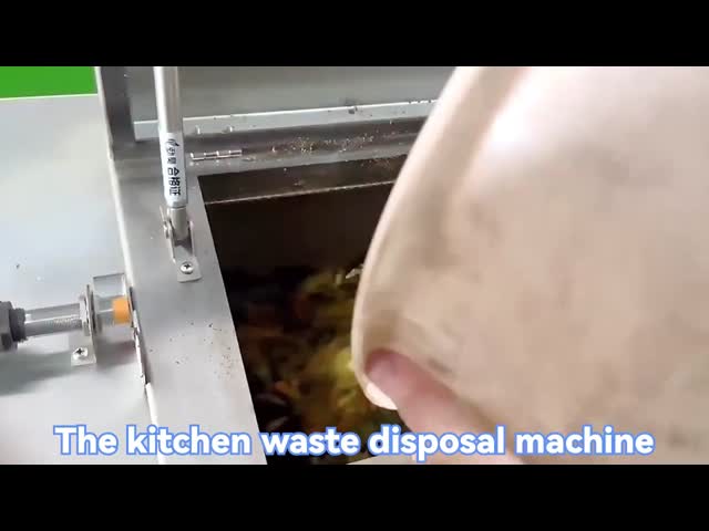 Food Waste Treatment Fertilizer Recycling Drying Digester Compost Dewatering Machine Disposer Shredder