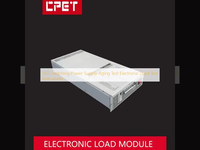 Electronic Load Test Instrument with 3~60V Input Range CC/CV/CR/CP Load Mode and RS485 Communication