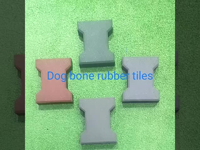 Customized Horse Stable Rubber Floor Green Interlocking Rubber Pavers For Horse Barns