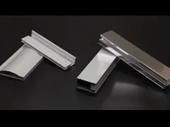 Glossy Anodizing Black Silver Window Aluminium Profile - Drilling Punching