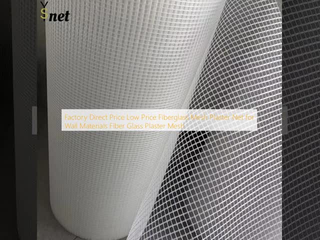 Factory Direct Price Low Price Fiberglass Mesh Plaster Net for Wall Materials Fiber Glass Plaster Mesh
