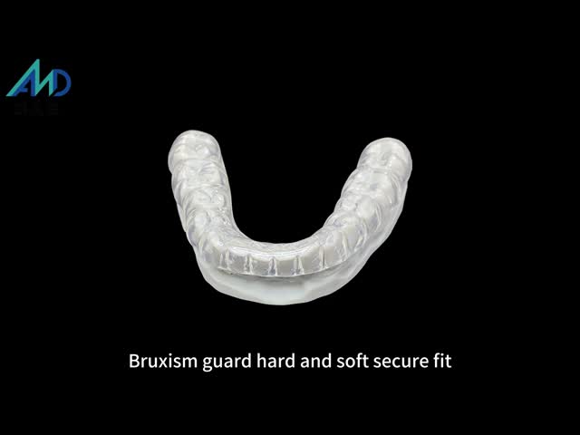 Custom Dual Layer Bruxism Guard Hard Soft Dental Splint for Teeth Grinding Clenching