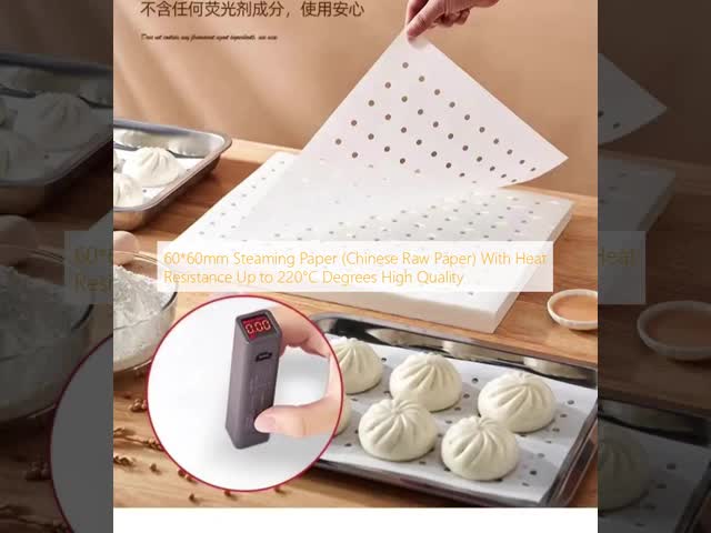 40gsm Round Paper For Steaming With Without Holes Greaseproof Waterproof Non Stick