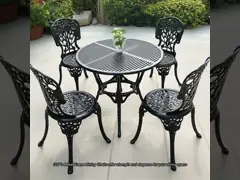 Cast Iron Table And Chairs Perfect Combination of Strength and Elegance for Your Outdoor Space